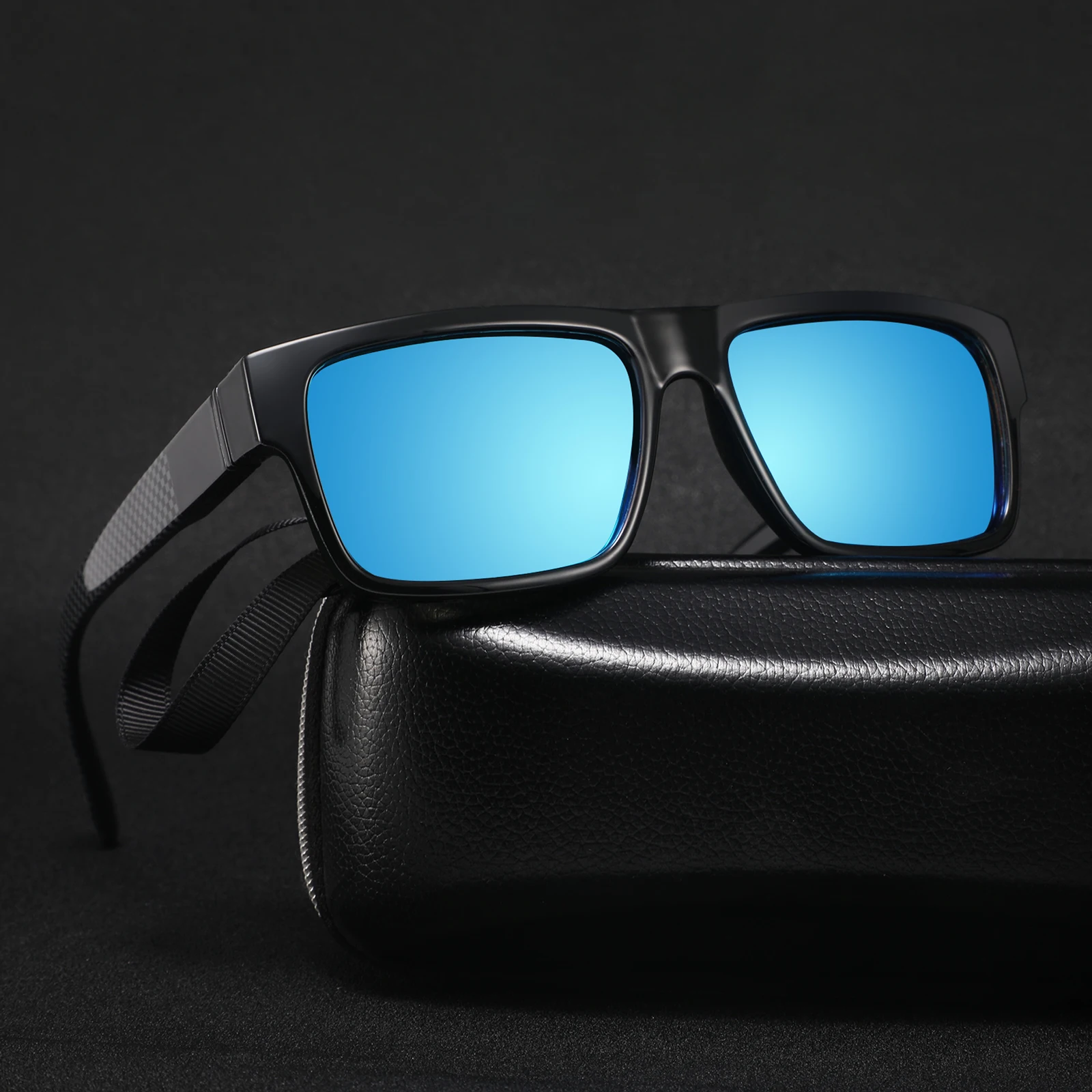 

New arrival unique design detachable temple PC frame men sunglasses