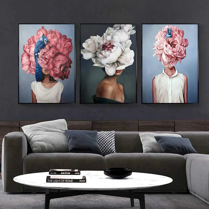 

Wall Design Paintings Living Room Art Nudes Home Decor Portrait Abstract Oil Poster Printing Prints Canvas Painting