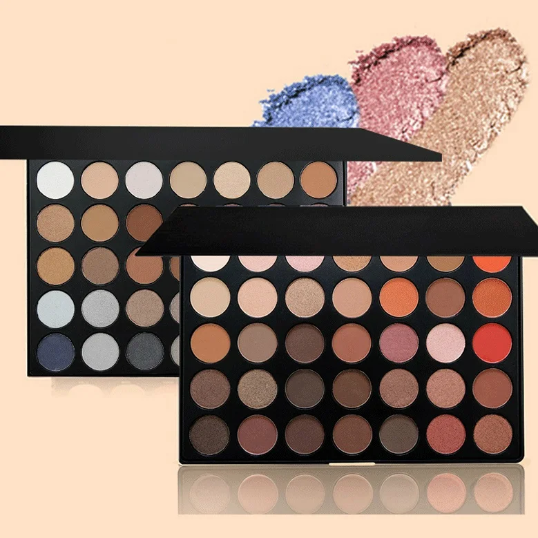 

New Eye Shadow private label 2020 shimmer 35 colors waterproof eyeshadow palette