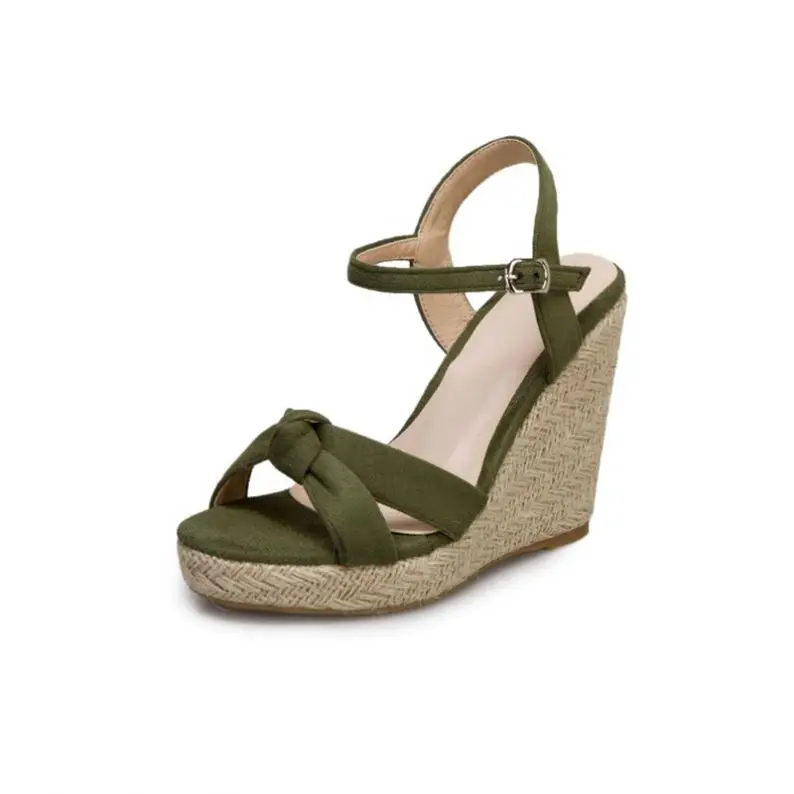 

New Design Hot sale Ladies women wedges high heel shoes sandals 144, Beige,red,green,black,blue