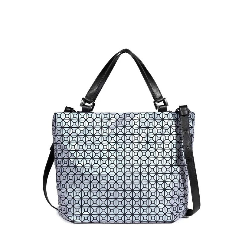 

2021New gloss lamination handbag geometric trend Diamond Plaid women's shoulder bag fashion crossbody bag