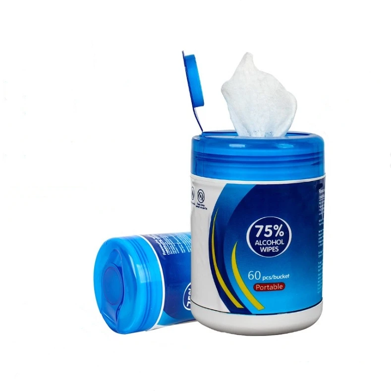 

CE approved Cheaper price 60pc canister wet wipes disinfectant-wipes hand sanitising wipes