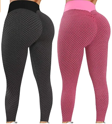 

Special Offer Fast Dry Peachy Butt Hip Lifting High Waist Bubble textured Yoga Pants Gym Leggings Sports Tight For Women
