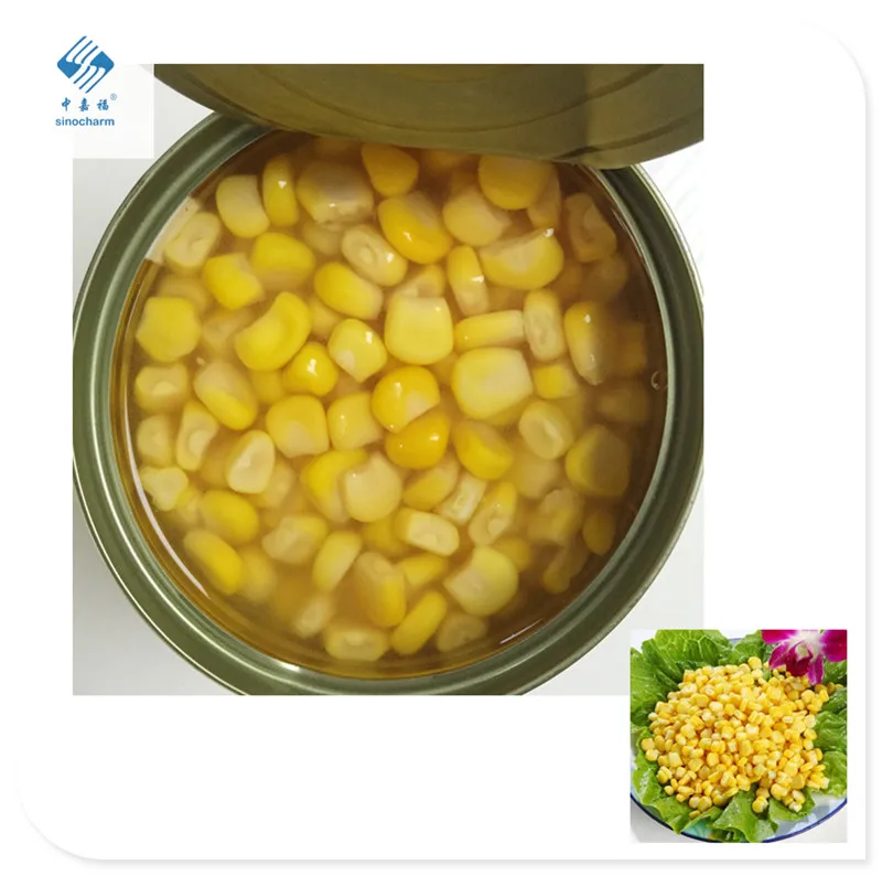 
Sinocharm High quality canned sweet corn kernel canned corn  (1600052934804)