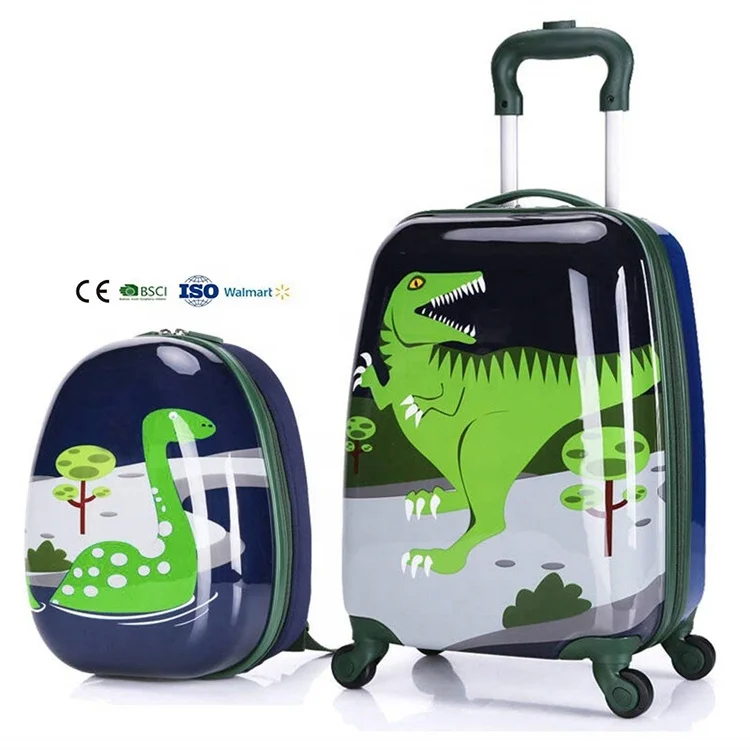 

Kids animal trolley bags with backpack luggage set for kid