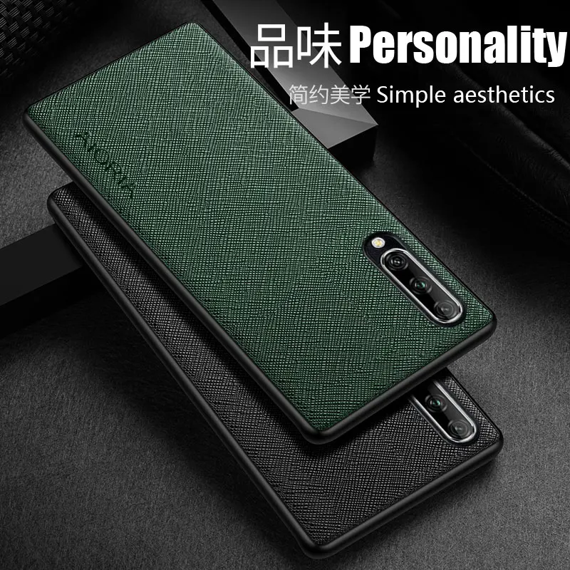 

Luxury Leather Phone Case Cover For Honor 9x pro Huawei Y9S Custom Made