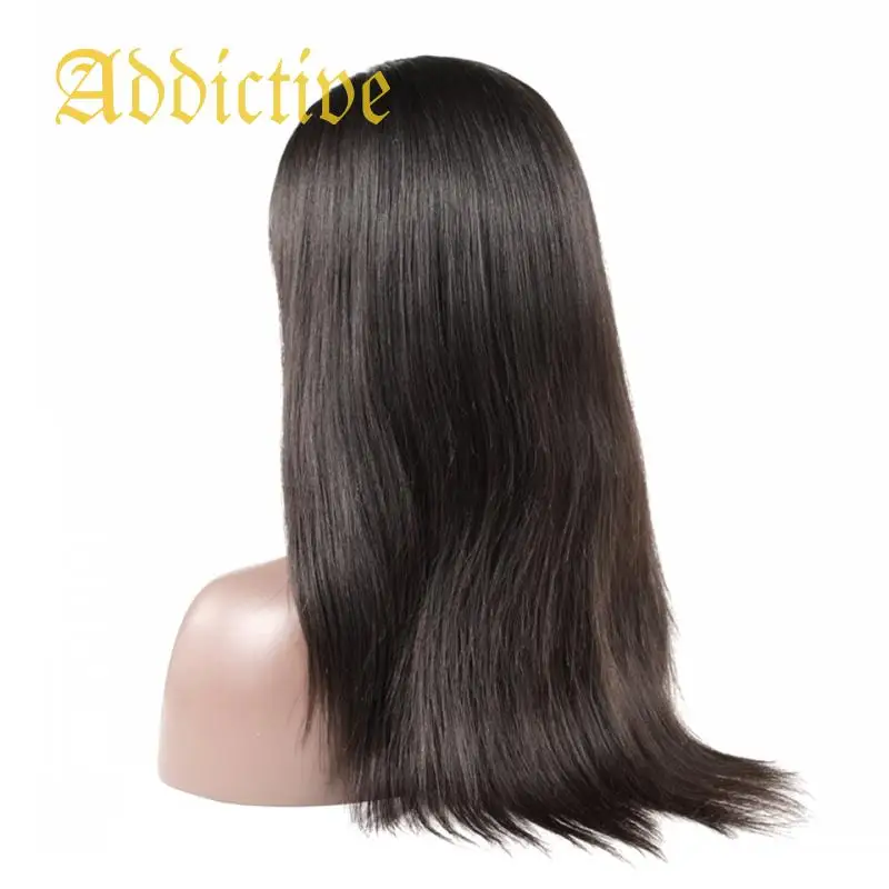 

Additive Main Product of Lace Frontal Wig 13*4 Transparent Brazilian Hair Pre-plucked with Baby Hair Bone Silky Straight