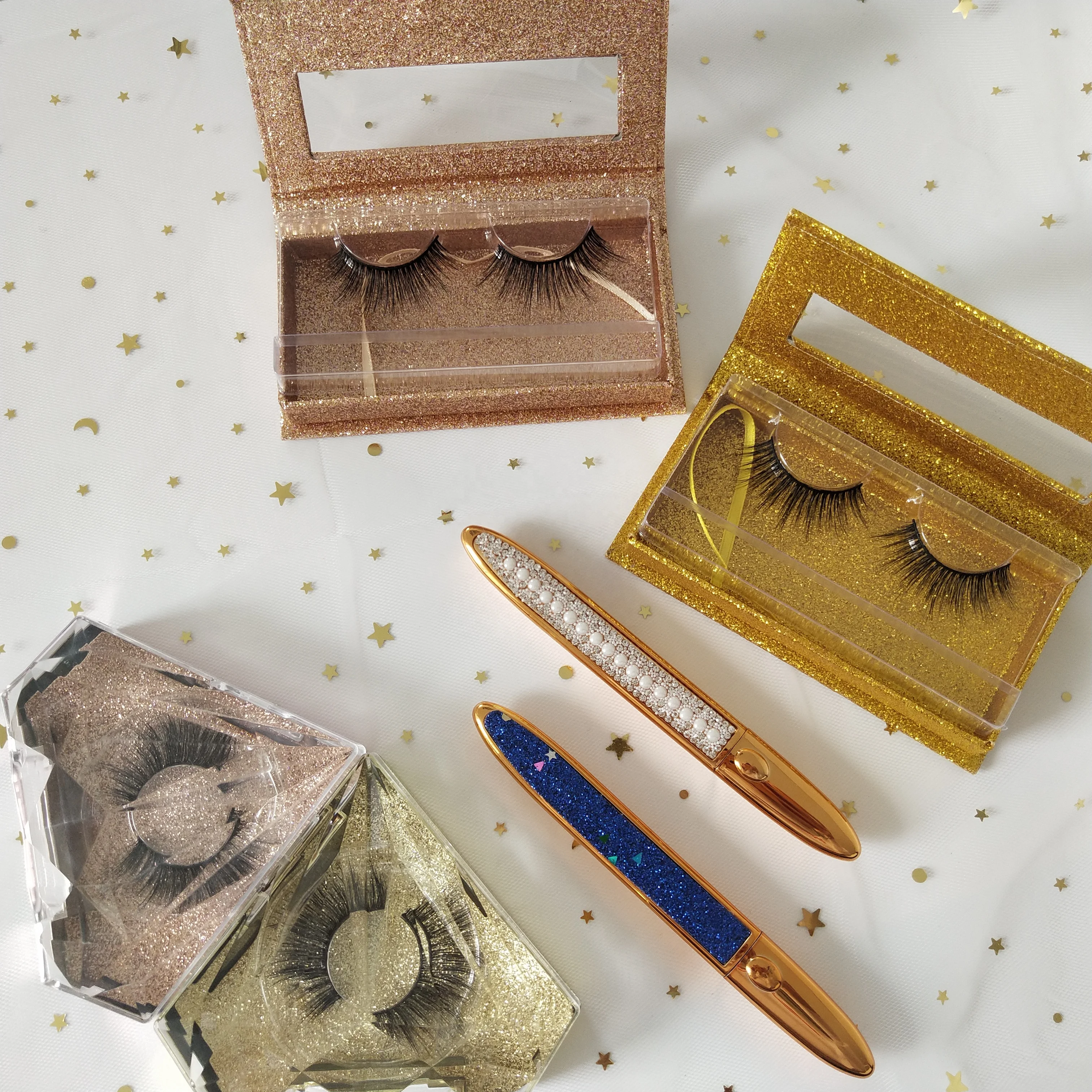 

Eyelash Vendors Wholesale Silk Eyelash With La Box