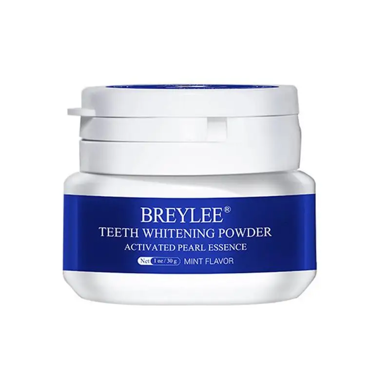 Teeth Whitening Powder Teeth Whitener Powder Toothpaste Bleaching Dental Remove Stains Tools OEM ODM Private Label 30 G, White