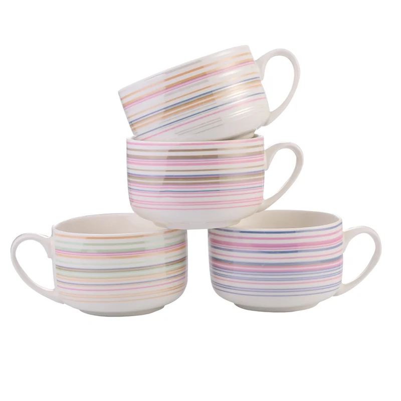 

european flower ceramic cup mug donut coffee mug ceramic mug togo, Assorted