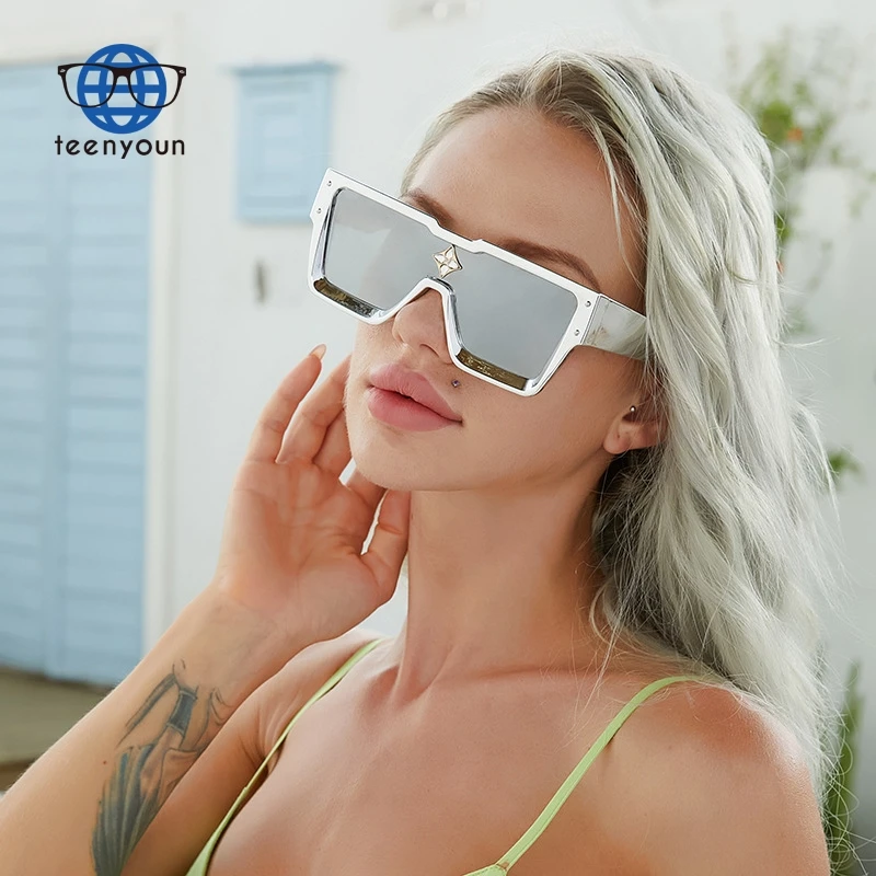 

Teenyoun Eyewear 2022 New Arrivals Luxury Fashion Designer Famous Brands Shades Square Women Men Sunglasses UV400