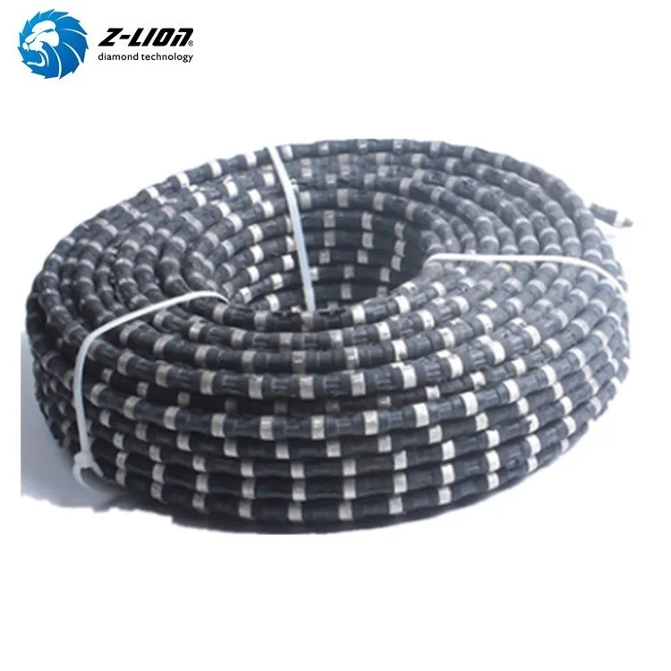 Diamond rubber wire saw for marble quarry 