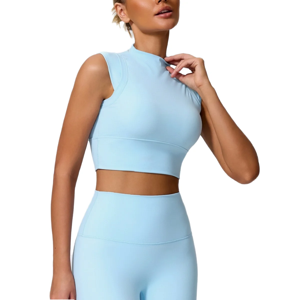 Sleeveless弹力Athletic网球服