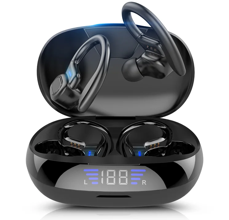 

8d Surrounding Hifi Sound Waterproof Function High Quality And Cheap Price Earhook Style Tws Earbuds Wireless