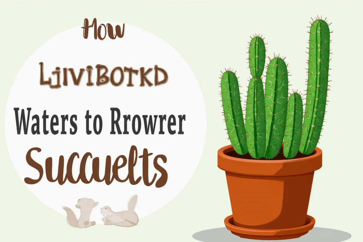 how much water do succulent plants need
