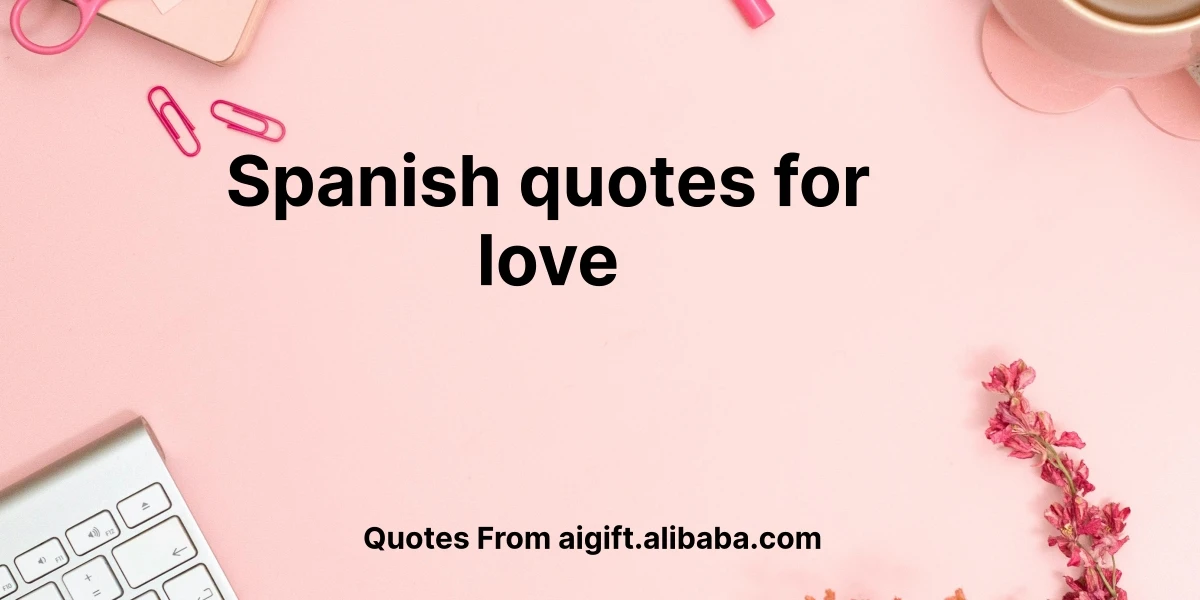 spanish quotes for love