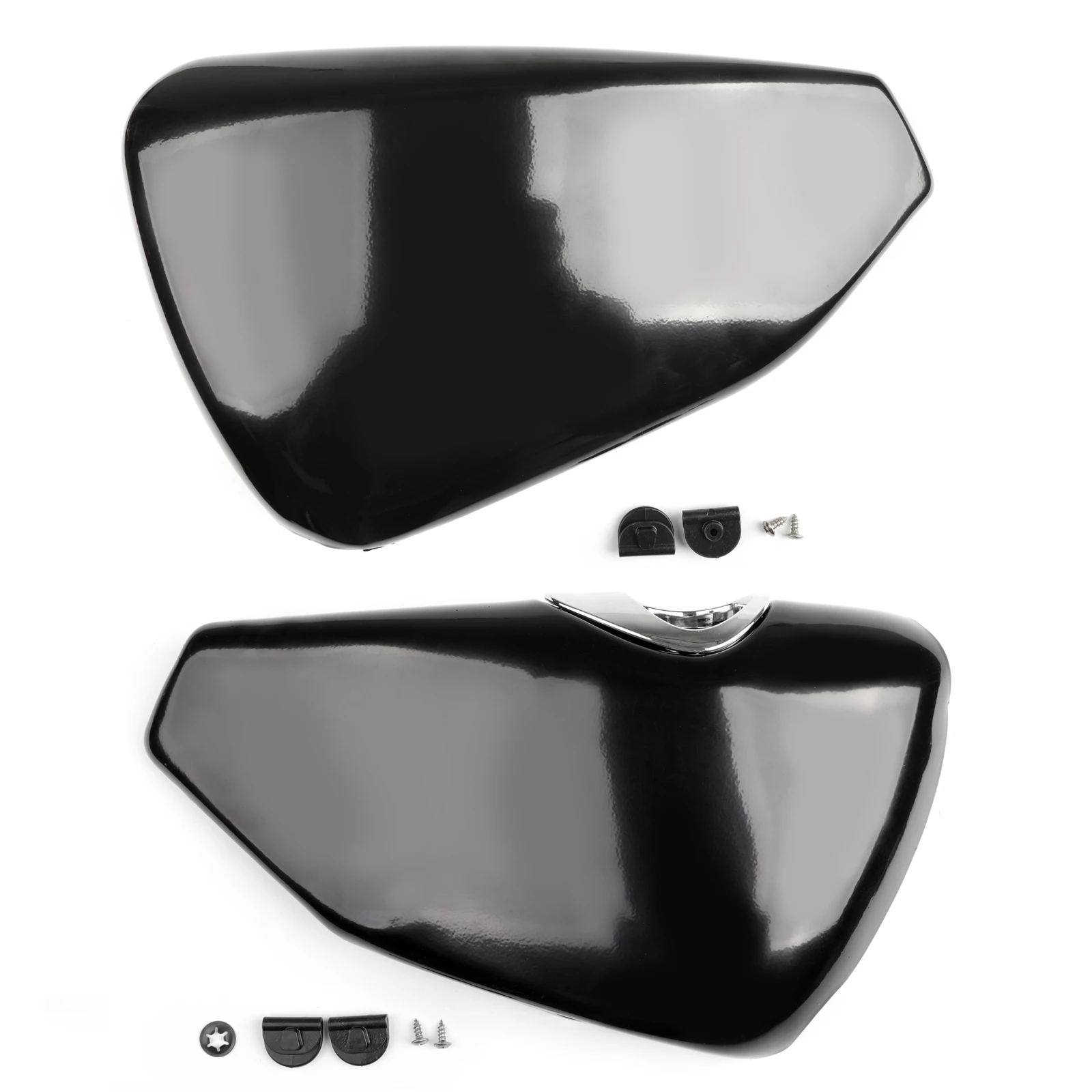 

Areyourshop 1 pair Left and Right Side Battery Cover For Harley Sportster XL Iron 883 1200 2014 15 16 17 2018