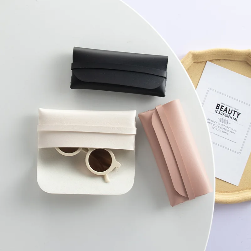 

Handmade kid's Glasses Cases Leather Material Package Custom Children's Sunglasses Case