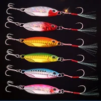 

25g 30g 40g 3D eyes jig metal surfing slow jigging metal fishing lure