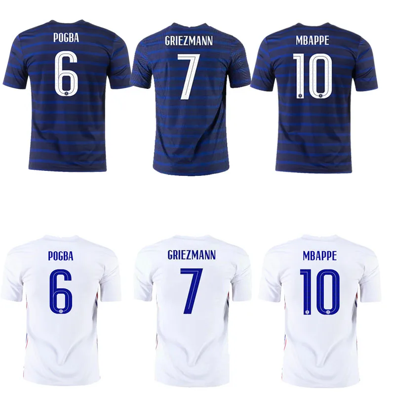 

Wholesale 2021 Cheap Plain Thailand Man Football Shirts Set Uniform France kids Custom Soccer Jersey, Custom color