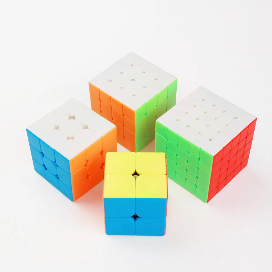 carbon Zauberwürfel Speedcube Magic Cub... MoYu Meilong Set 2x2 4x4 5x5 3x3 