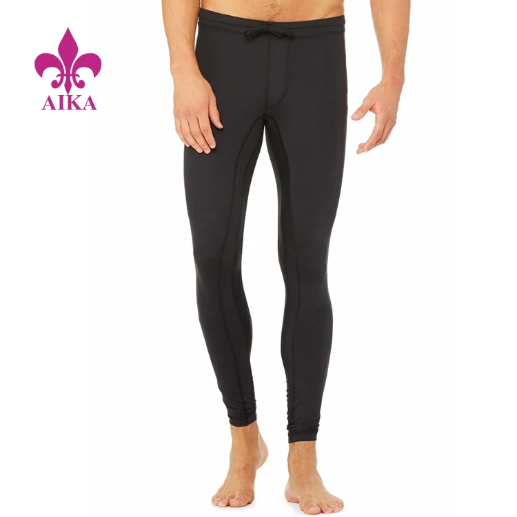 

Wholesale Moisture Wicking Full Length Gym Clothing Mens Compression Yoga Leggings Tights Wear, Multi color and can be customized