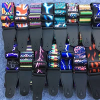 

Polyester printed acoustic guitar straps and colorful Electric guitar / bass / classical guitar straps