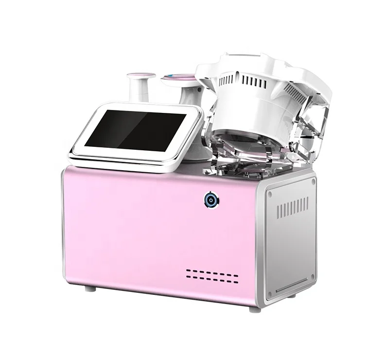 

Top selling in 2020 Amy Beauty HIFU RF Cavitation Vaccum BIO V5 Pro Weight Loss Machine hifu device, Pink