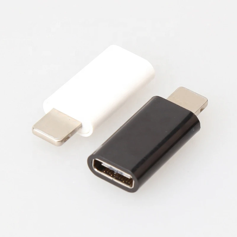 

Wholesale type C female to IOS 8Pin male USB C HUB adapter for iPhone Support Charger+Data Sync Adapter