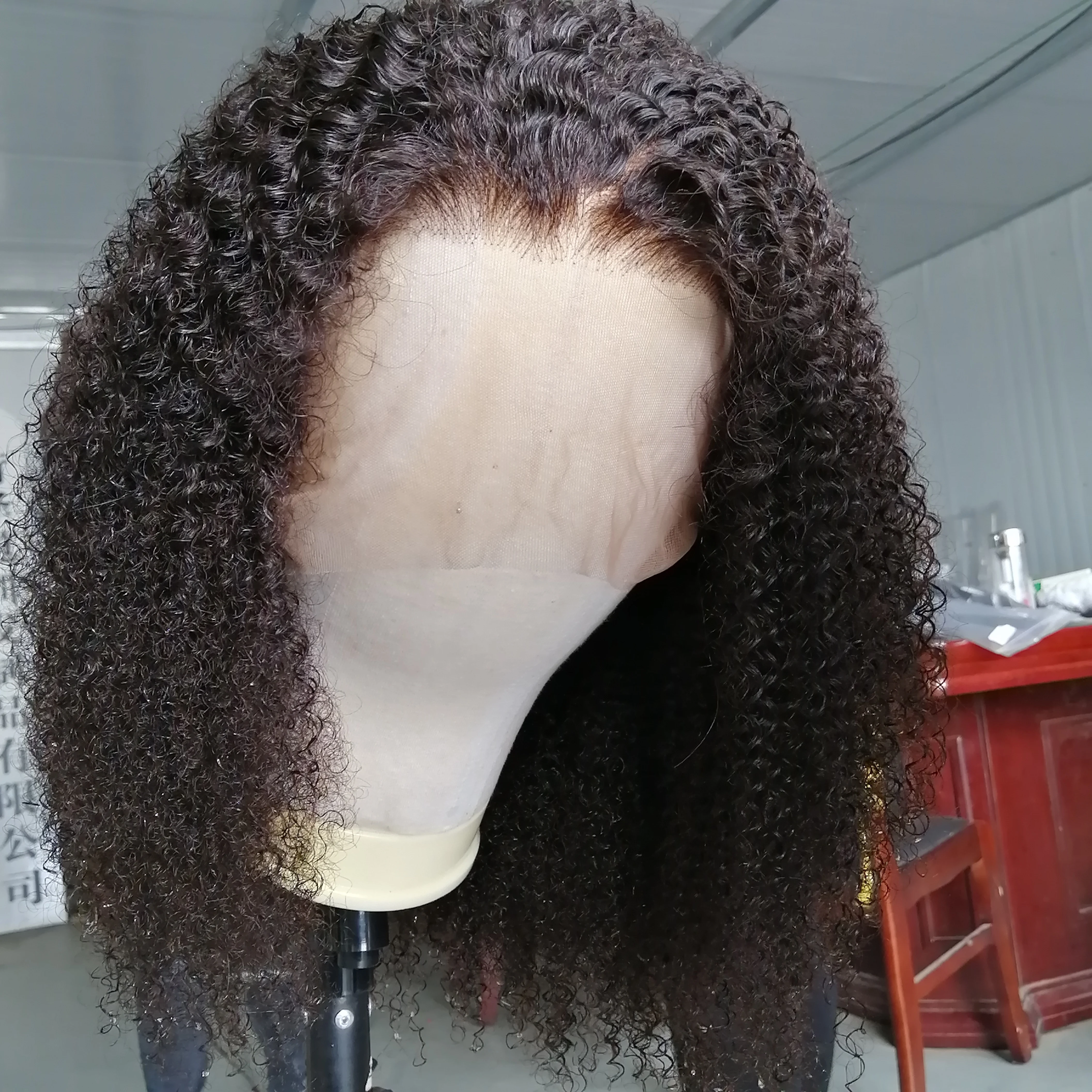 

Brazilian 360 Lace Wigs Prruques Boucls Humains 360 Kinky Curl For Black Woman