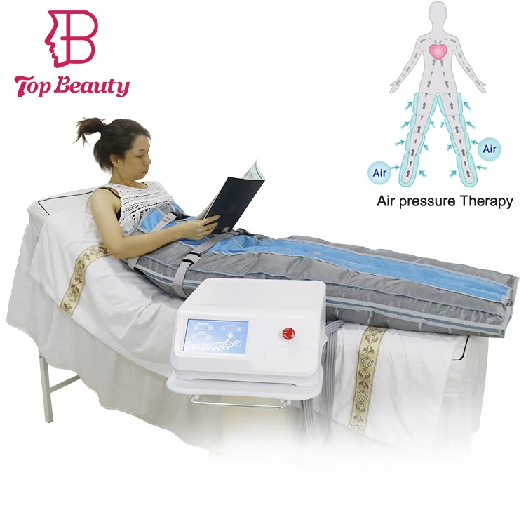 

16 air bags air pressure pressotherapy/Beauty salon fat reducing air pressotherapy slimming machine, Blue