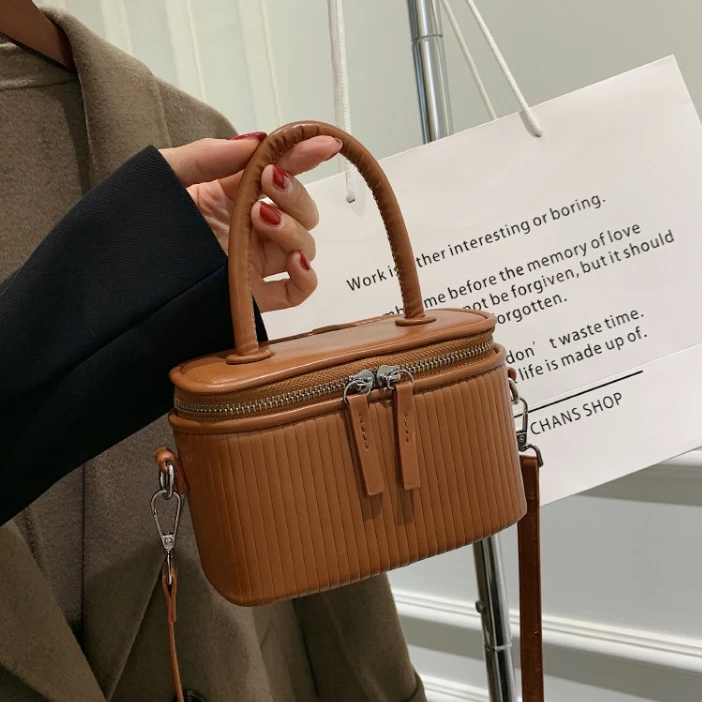 

New Fall Arrivals for Women Hand Bags Fashion Lady Purses Crossbody Bag Vintage Top Handle Box Shaped Designer Handbags