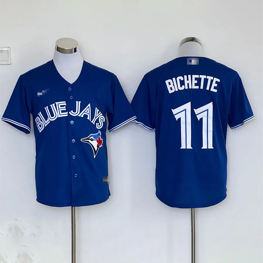 

USA Jersey baseball blue jays #11Bichette baseball shirts for mens high quality brand original 1:1 baseball uniforms fans wear