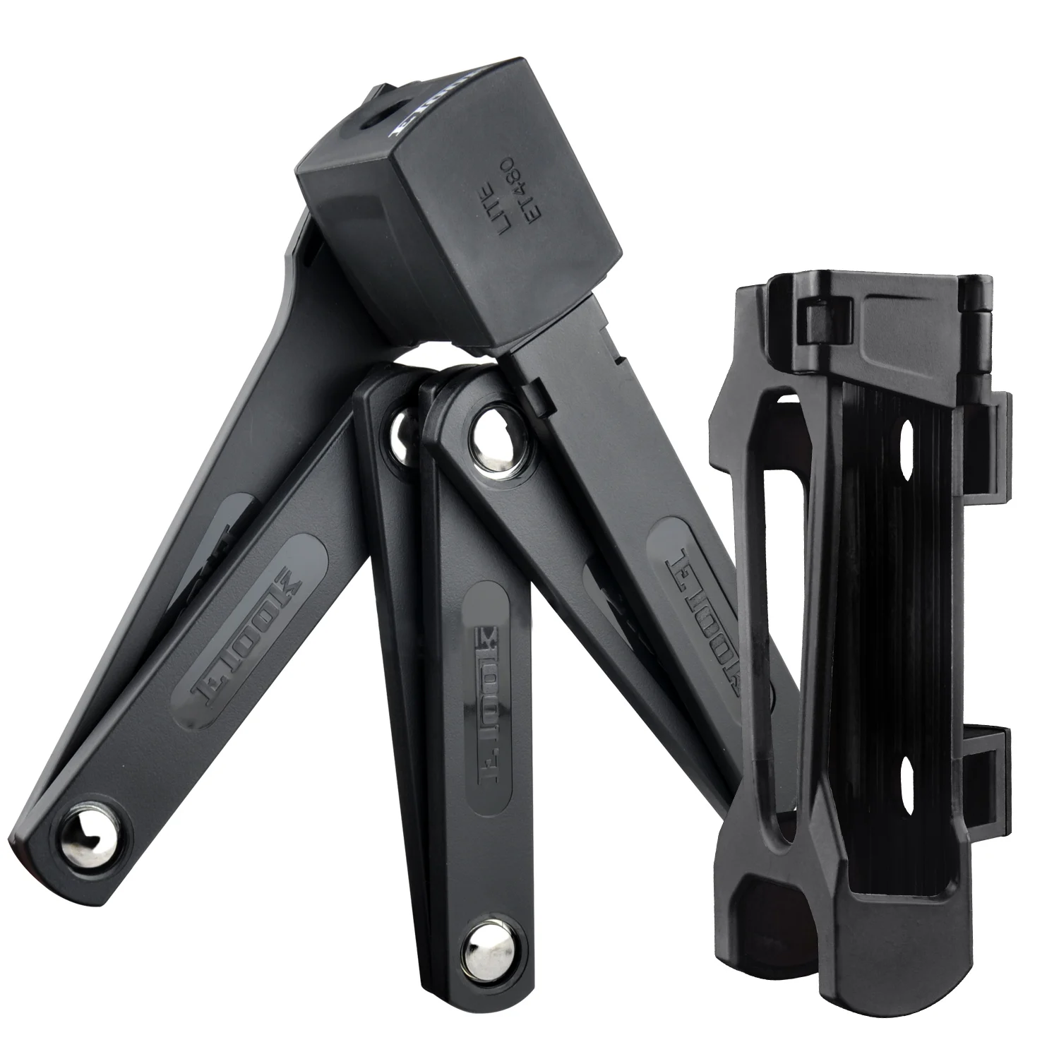 

ETOOK 750mm Anti Theft Bicycle Folding Lock Foldable Bike Bock Ebike Lock Key Cycle Locks, 5 different