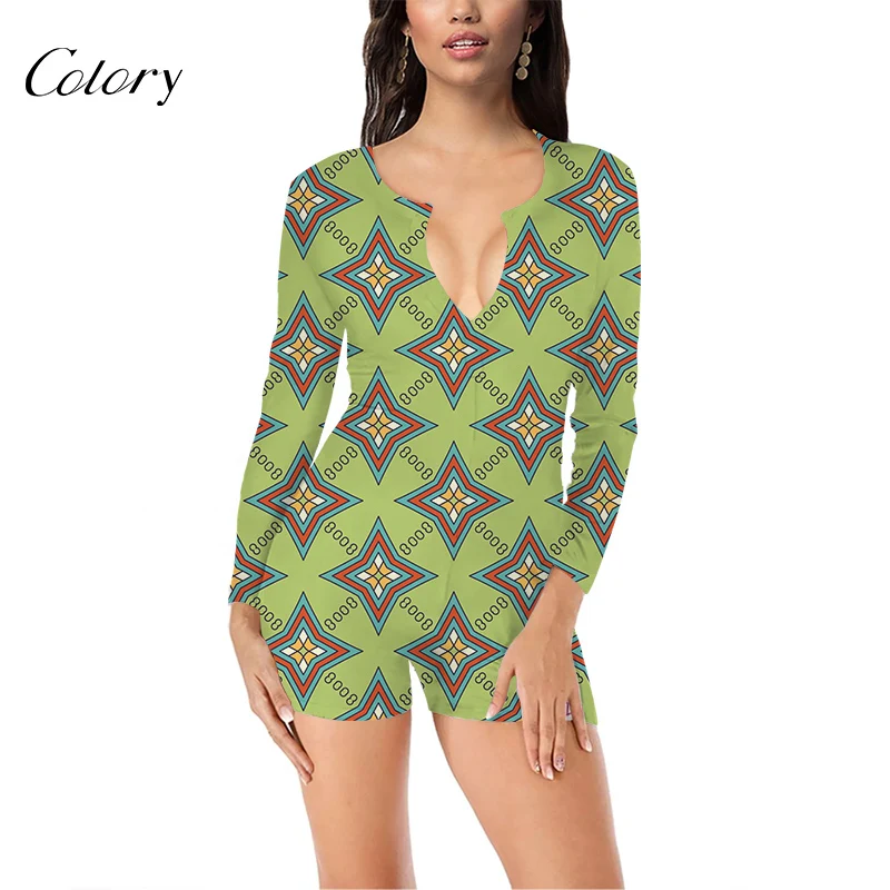 

Colory Sexy Babis Plain Adult Onesie Pajamas Women White Jumpsuit, Picture shows