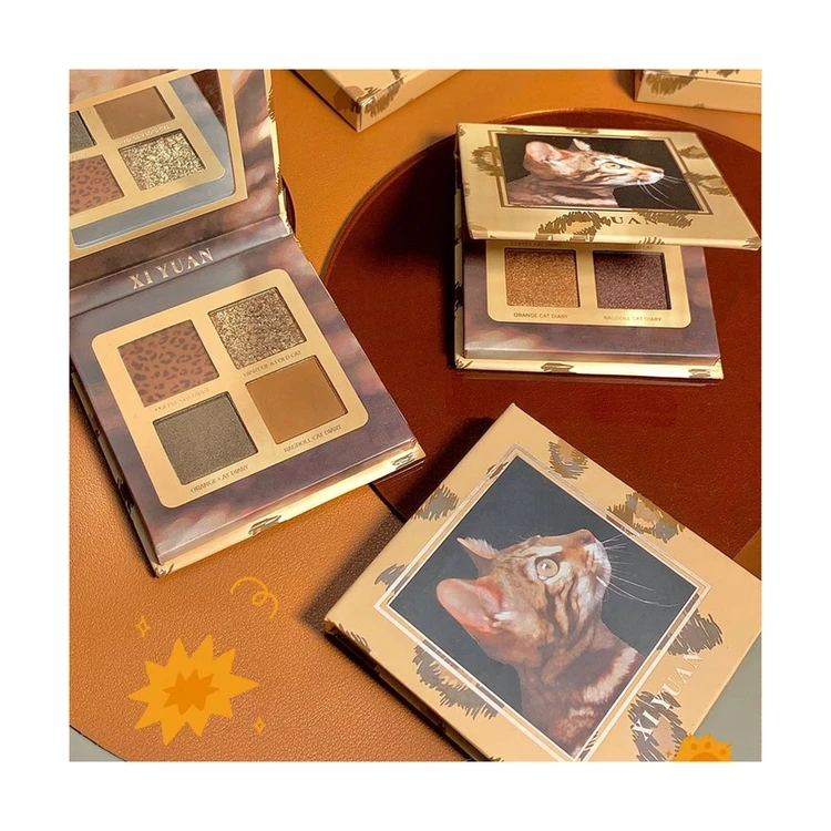 

4 color eyeshadow palette colors eye shadow glitter palette