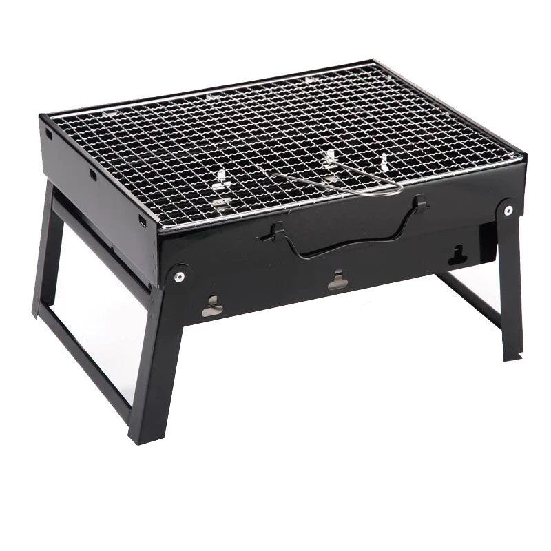 

BBQ Charcoal Grill, Folding Portable Lightweight Small Barbecue Grill for Outdoor Grilling, Carbon steel