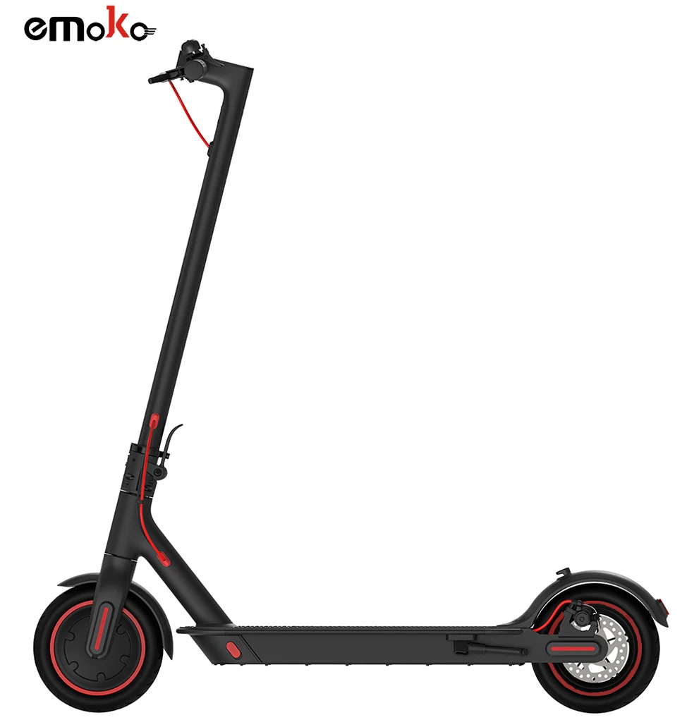 

Dropship Europe Warehouse Electric Scooters Foldable T4 Pro 10.4Ah Battery Buetooth APP Long Range 40KM Scooters Electric, Black