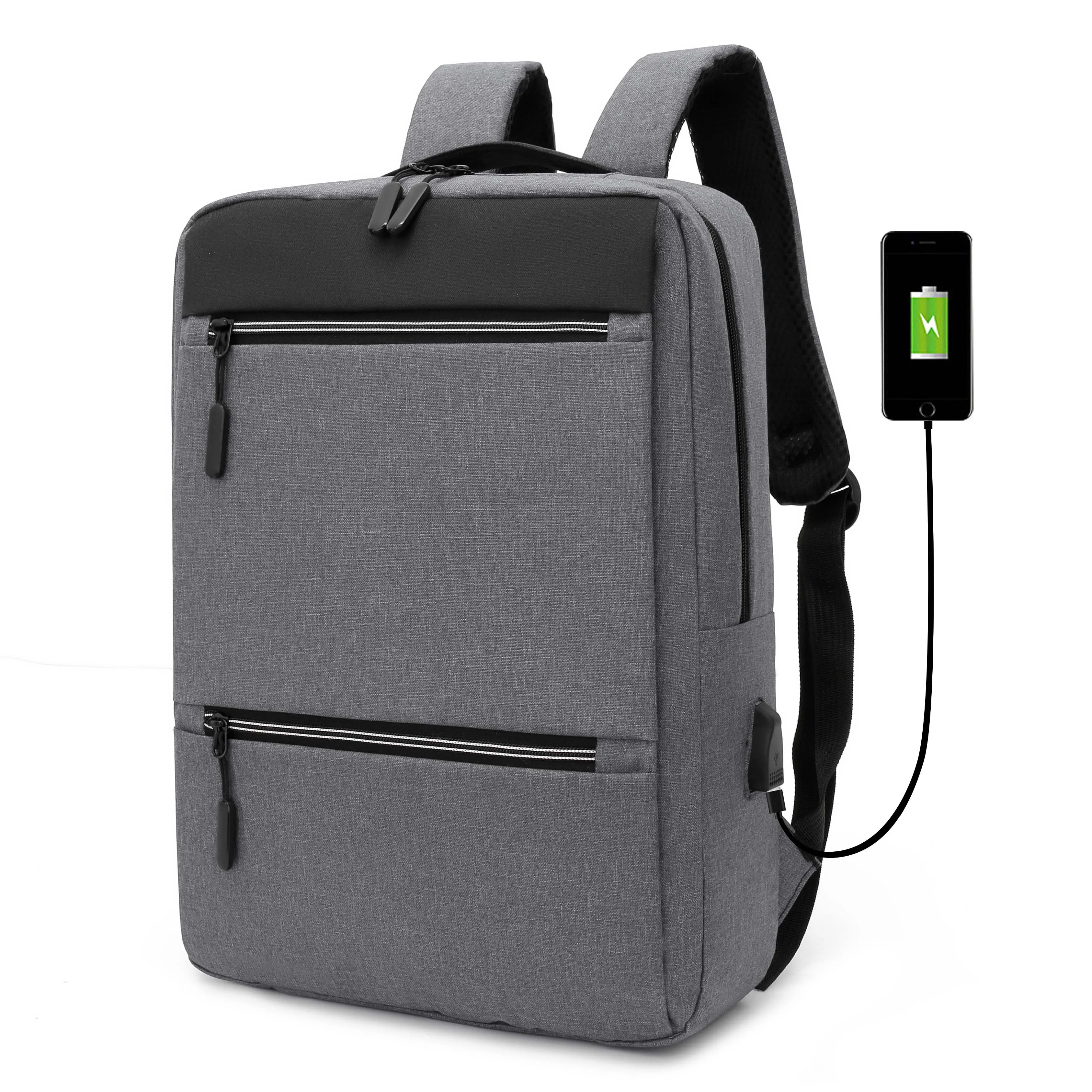 

Men School Back Pack Anti-Theft Backpacks Bag Oxford Laptop Waterproof Business Travel Rucksack With USB Port, Multiple colors