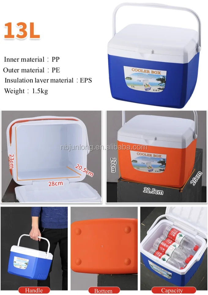 13l Portable Easy Carry Cans Use Insulation Cooler Box With Food Grade ...