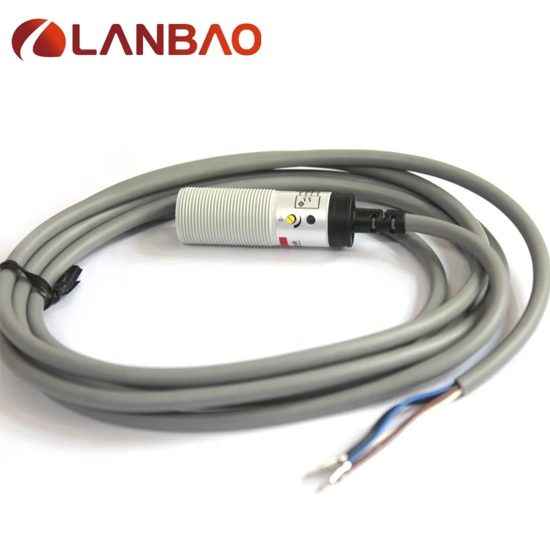 

LANBAO cheap photoelectric sensor DC 10cm detection distance m18 PBT photoelectric sensor