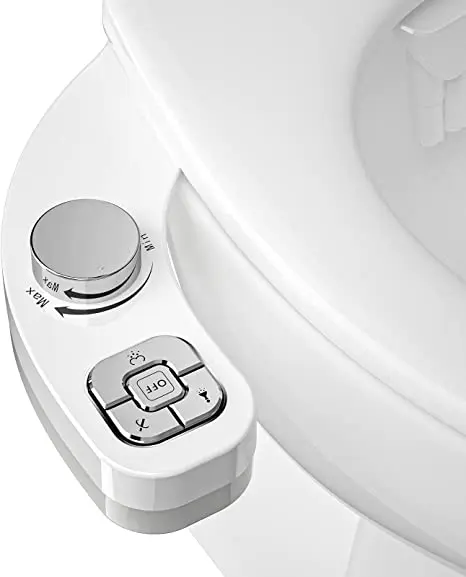 AQUEVIAN OEM/ODM Modern Design Self-Cleaning Slim Dual Nozzles Bidet Attachment for Toilet Cold Hot Water Non-Electric Apartment