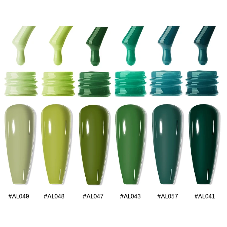 

Nail Products Professional Manufacturer OEM UV Gel Nail Polish with Your Logo, Avocado