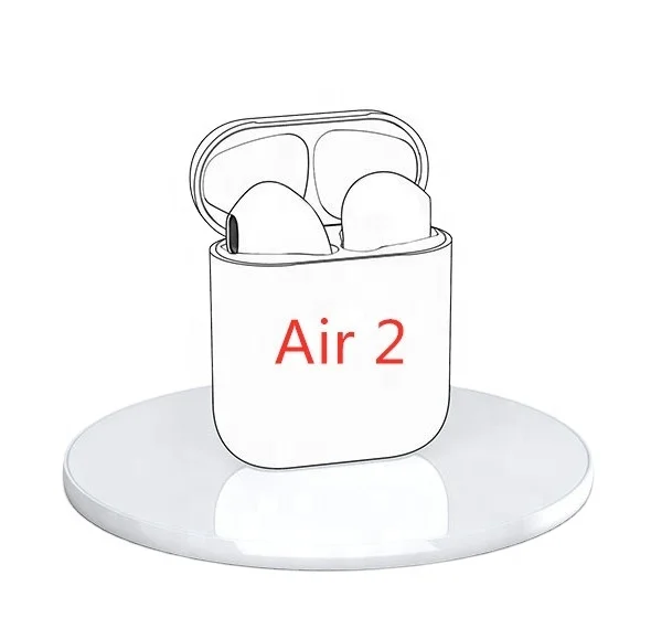 

Factory wholesale wireless bt headset Air2 v5.0 Tws earbuds earphone