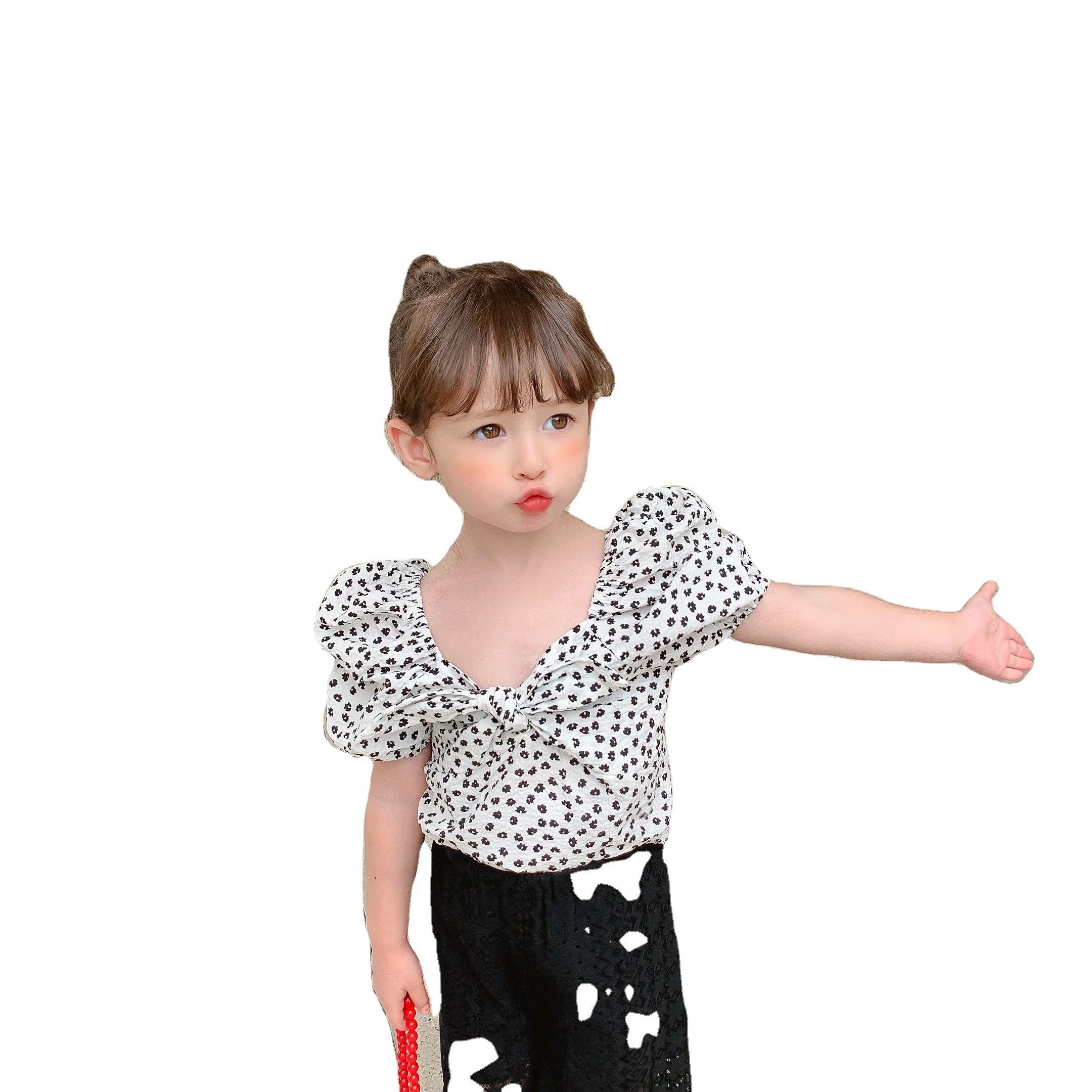 

Baby Clothes Wholesale short Sleeve shirts Breathable Cotton girls shirts