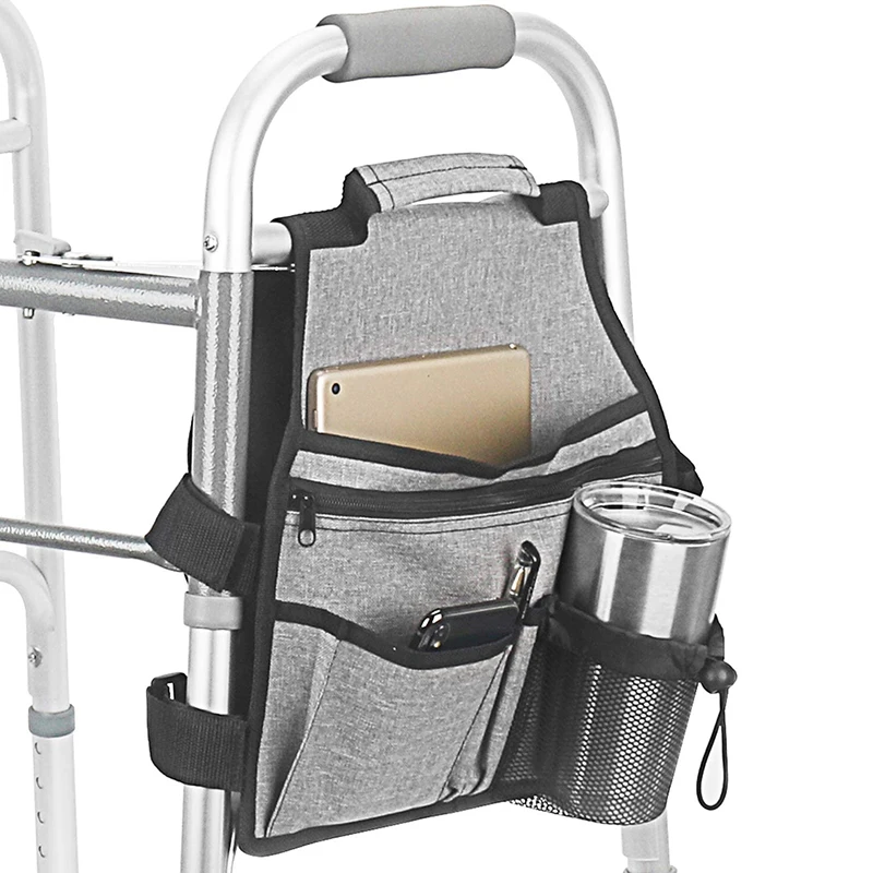 

Custom Wheelchair Side Bag Wheelchair Armrest Side Organizer Hanging Front Side Rollator Walker Bag