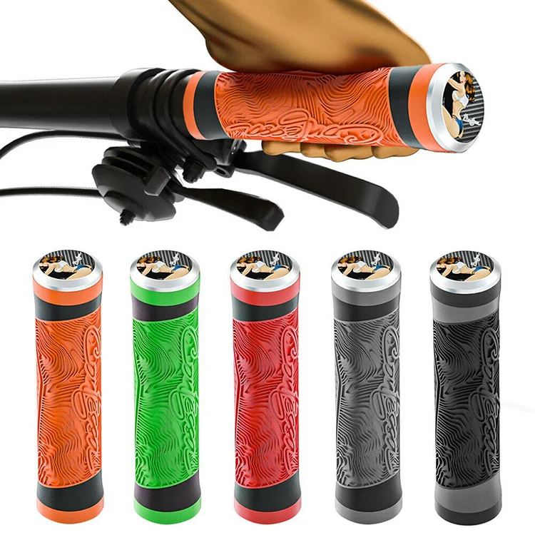 

New high-quality bicycle handles Durable mountain bike handles Silicone bicycle handles, Five-color selection