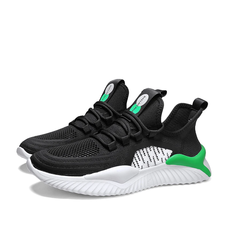 

Men Sport Shoes Lightweight Athletic Running shoes Non Slip Walking Sneakers, Black/white