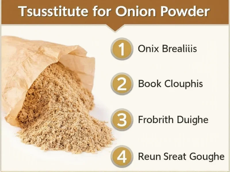 Best Substitutes for Onion Powder: Practical Alternatives