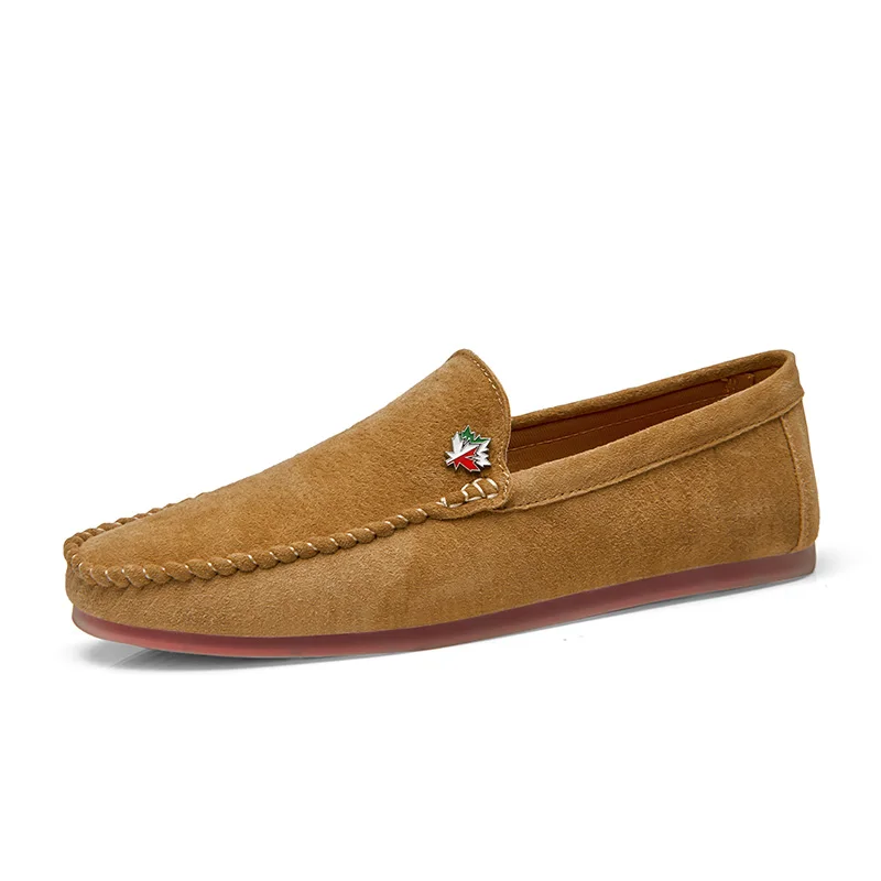 

New Fashion Driving Shoes Formal Dress Handmade Officer Loafer Shoes Men Leather, Black, red, khaki, beige